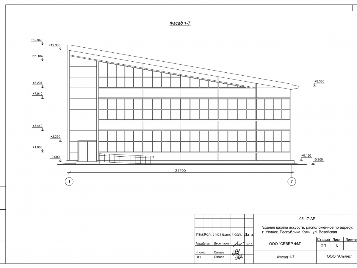 Планировка Школа искусств из сэндвич-панелей -  фото 1