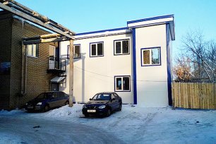 Работы, выполненные компанией Альянс - Двухэтажный пристрой к магазину 250 кв.м.