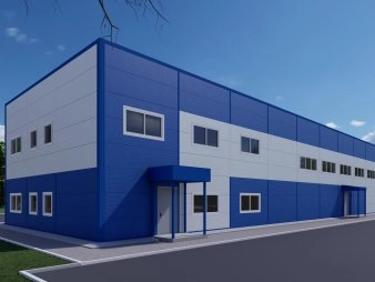 Склад из сэндвич панелей