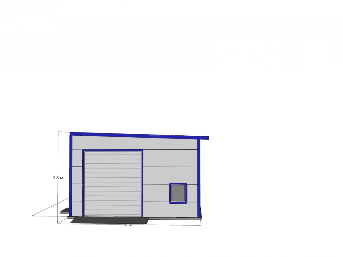 3D визуализация СТО из сэндвич-панелей - фото 8